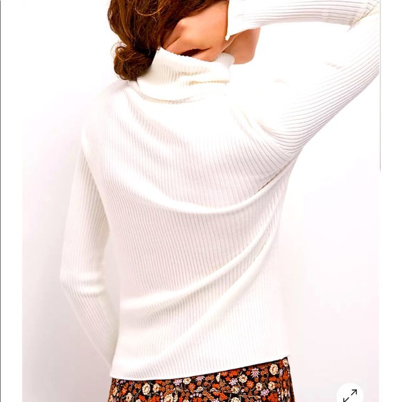 Anthropologie. Maeve Parker Ribbed Turtleneck - Picture 5 of 8